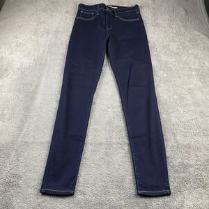 Levis 720 Super Skinny Jeans Womens 27 Blue Indigo Dark Wash Mid Rise